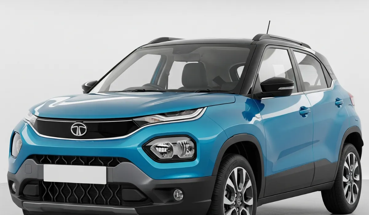 New Tata Punch 2025 Model in Blue colour